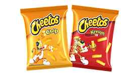 Кукурузные палочки "Cheetos" со вкусом Сыр/Кетчуп 50г