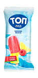 Лед фруктовый ТОП двухслойное малина, лимон 70г