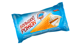 Мороженое Большой рожок вареная сгущенка 0,1кг